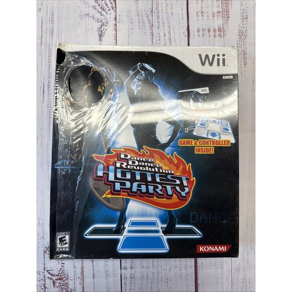 wii Other - Dance Dance Revolution: Hottest Party (game & dance pad) (Wii, 2007)